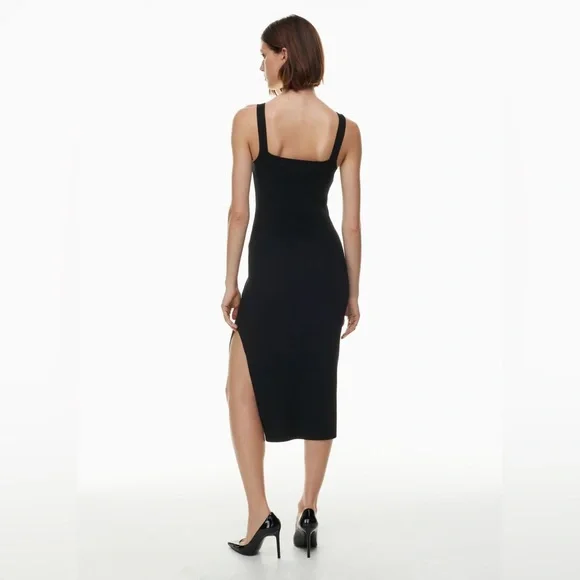 Babaton Black Midi Dress - Picture 5 of 12